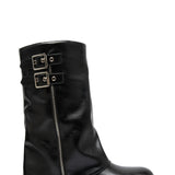 Botas Cover brillantes con cremallera
