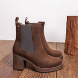 Botas de tacón Manuela - Marrón