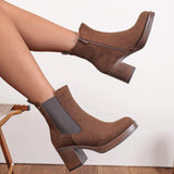 Botas de tacón Manuela - Marrón