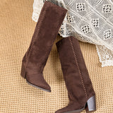 Botas altas Livia - Marrón
