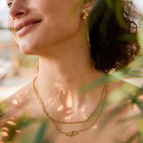 Pendientes Hoja Brillante