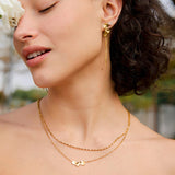 Pendientes Hoja Brillante