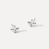 Pendientes Hoja Brillante