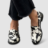 Vera | Mocasines con estampado de cebra