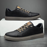 Zapatillas Oxford de cuero