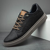 Zapatillas Oxford de cuero