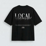 Camiseta oversize Local – Negro