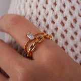 Anillo Giro Precioso