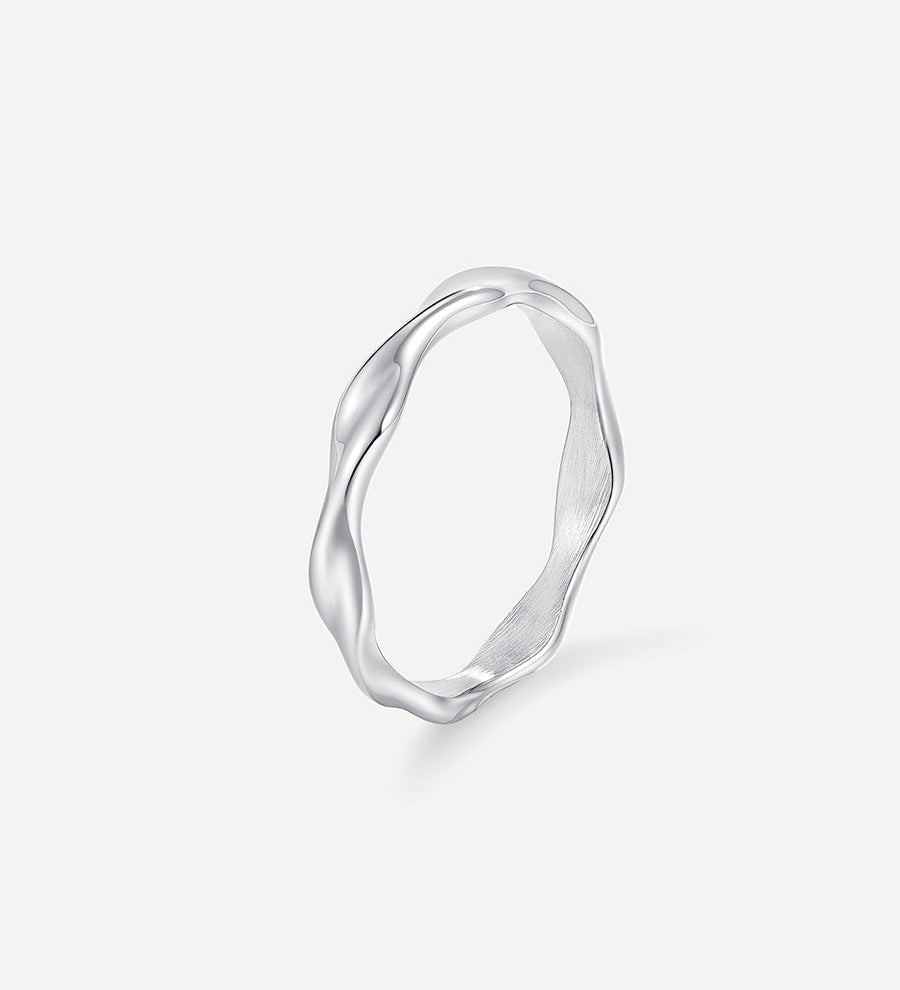 Anillo Curva Moderna