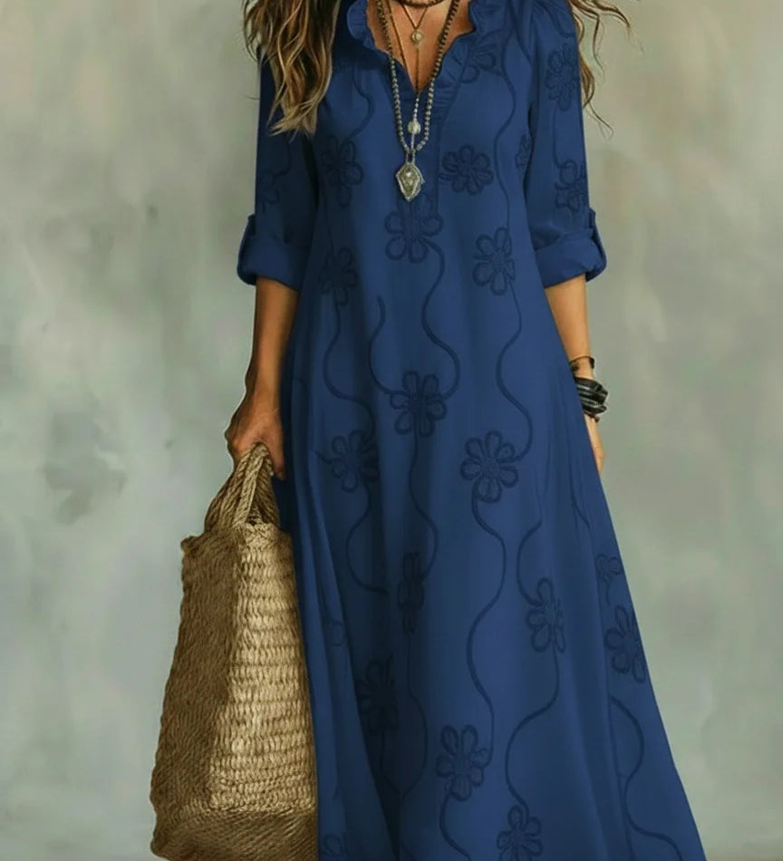 Sienna™ | Vestido floral que disimula el abdomen