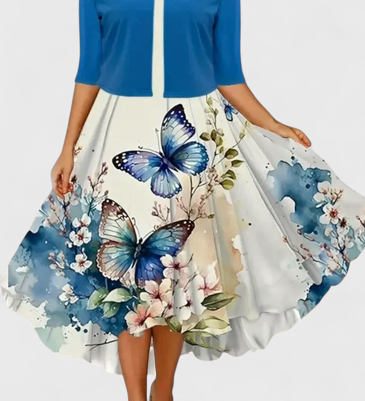 Conjunto de Vestido Blazer Midi