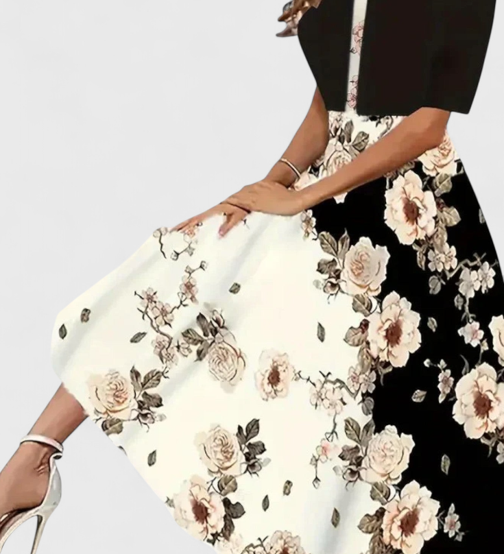 Conjunto de Vestido Blazer Midi
