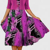 Conjunto de Vestido Blazer Midi
