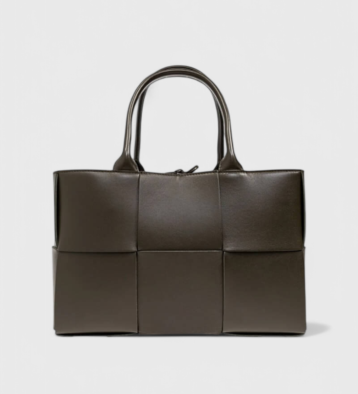 Bolso Shopper Tejido de Cuero Vegano