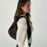 Bolso de Hombro Mediano Tejido