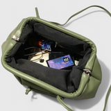 Bolso Cruzado Compacto de Cuero Vegano
