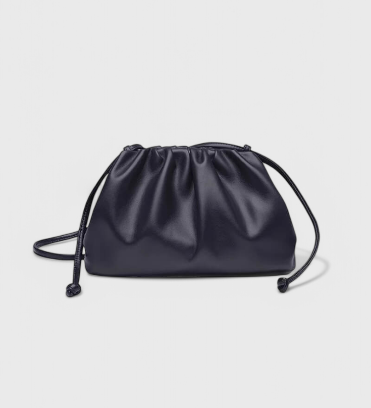 Bolso Cruzado Compacto de Cuero Vegano