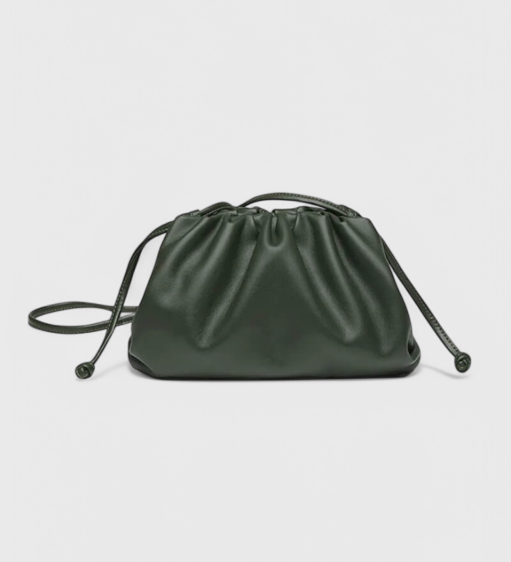 Bolso Cruzado Compacto de Cuero Vegano