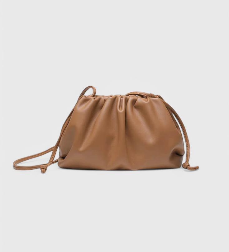 Bolso Cruzado Compacto de Cuero Vegano