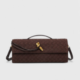 Bolso de Hombro Clásico de Ante