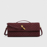Bolso de Hombro Clásico de Ante