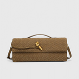 Bolso de Hombro Clásico de Ante