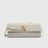Bolso de Hombro Clásico de Ante