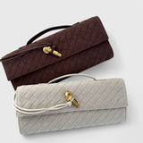 Bolso de Hombro Clásico de Ante
