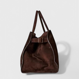 Bolsa Tote Espaciosa de Ante Vegano