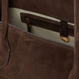 Bolsa Tote Espaciosa de Ante Vegano