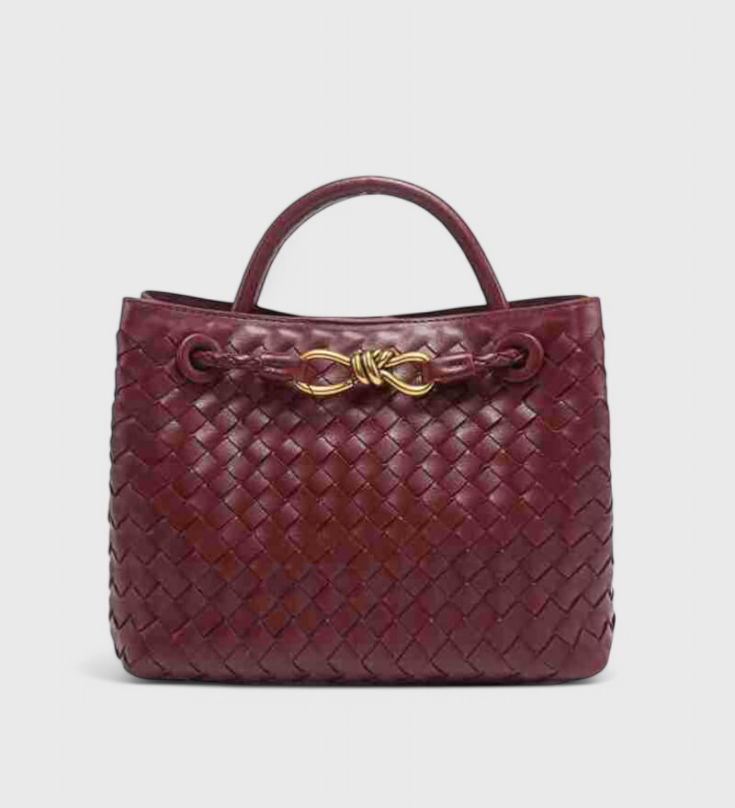 Bolsa Diaria Tejida en Índigo
