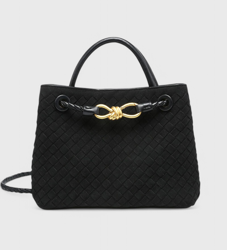 Bolso de Ante con Correa Ajustable