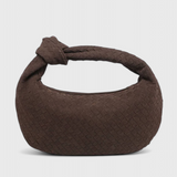 Bolso Mediano Tejido con Detalle de Nudo