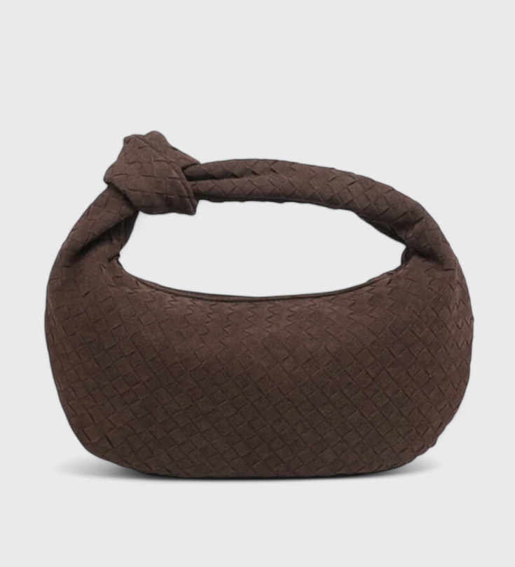 Bolso Mediano Tejido con Detalle de Nudo