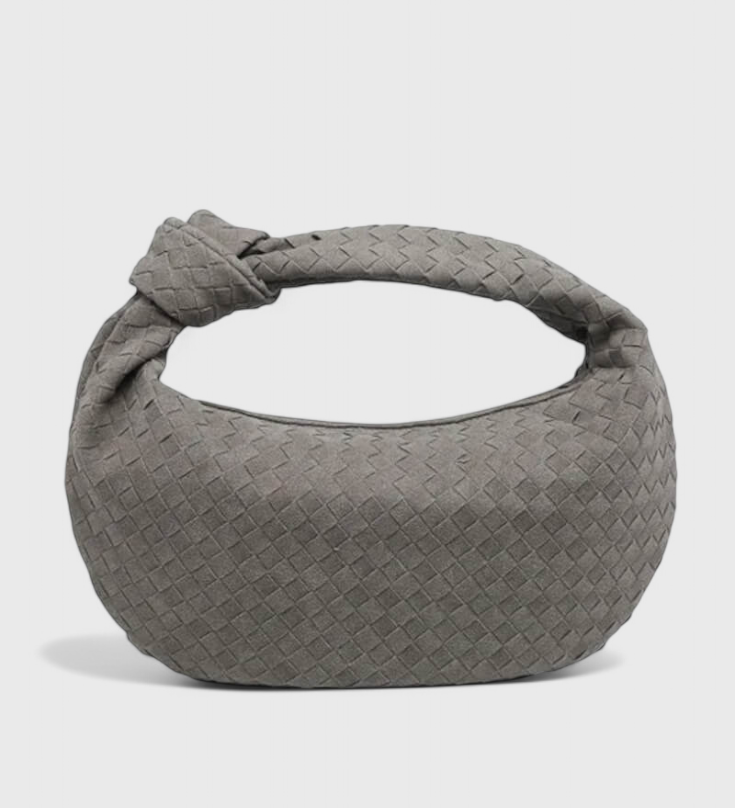 Bolso Mediano Tejido con Detalle de Nudo