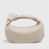 Bolso Mediano Tejido con Detalle de Nudo