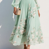 Vestido Midi con Estampado Floral