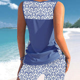 Marcia | Tankini con estampado geométrico