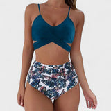 Martina | Bikini de cintura alta con estilo veraniego