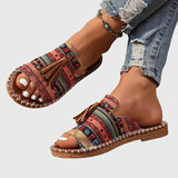 Candela | Sandalias bohemias con borlas