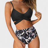 Martina | Bikini de cintura alta con estilo veraniego