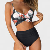 Martina | Bikini de cintura alta con estilo veraniego