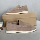 Enzo™ | Mocasines de ante con suela híbrida