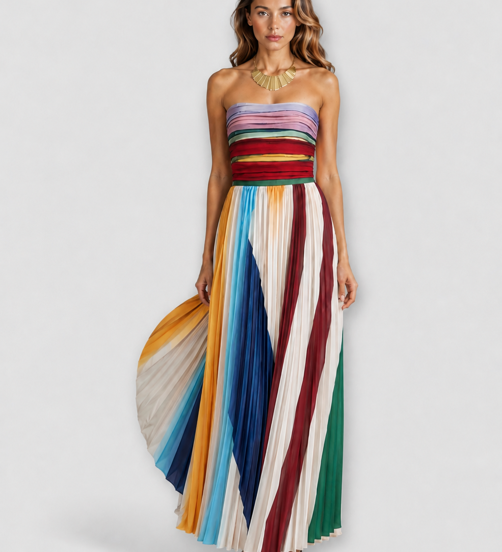 Evelyn | Vestido maxi elegante