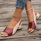 Isabel | Sandalias elegantes de tacón cómodo