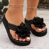 Alejandra | Sandalias con flor elegante