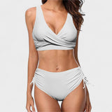 Helena | Bikini de cintura alta con top cruzado