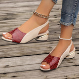 Isabel | Sandalias elegantes de tacón cómodo