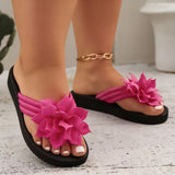 Alejandra | Sandalias con flor elegante
