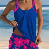 Mariana | Tankini sin mangas con escote en U